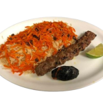 1 Ghabuli with Shamie Kabob and Roasted Tomato